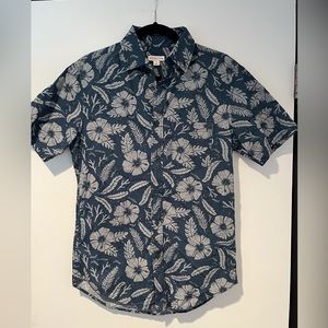 Merona Floral Button Up- Men’s Small